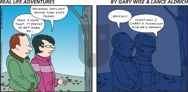 Real Life Adventures on Sunday November 3, 2013 Comic Strip