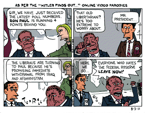 Ted Rall on Wednesday August 3, 2011 Comic Strip