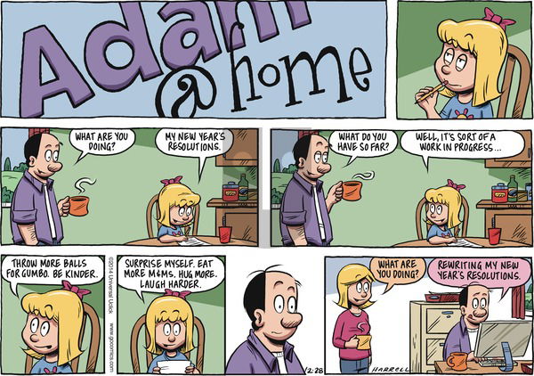 Adam@Home - Sunday December 28, 2014 Comic Strip