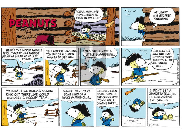 Peanuts on Sunday January 12, 1997 Comic Strip