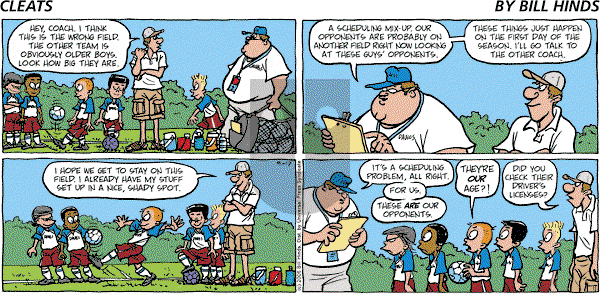 Cleats - Sunday September 17, 2006 Comic Strip