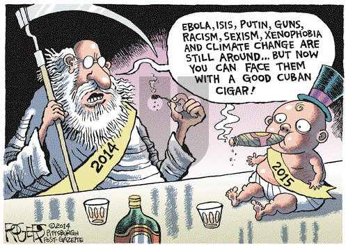 Rob Rogers on Tuesday December 30, 2014 Comic Strip