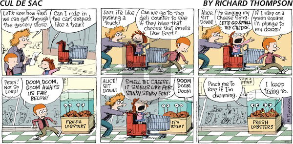 Cul de Sac on Sunday April 20, 2008 Comic Strip