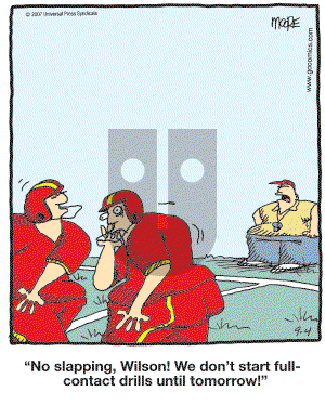 In the Bleachers - Tuesday September 4, 2007 Comic Strip