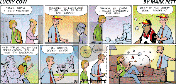 Lucky Cow on Sunday February 11, 2007 Comic Strip