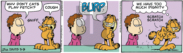 Garfield on Friday March 9, 2007 Comic Strip