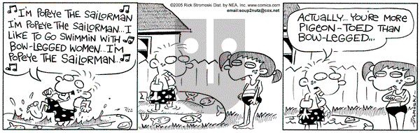 Soup to Nutz - Old on Friday July 22, 2005 Comic Strip