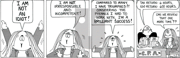 Cathy Classics on Tuesday April 15, 2025 Comic Strip