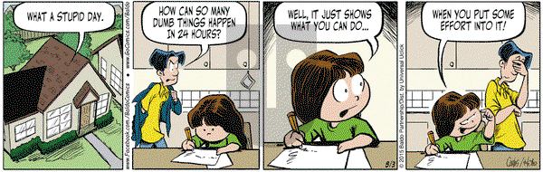 Baldo on Monday August 3, 2015 Comic Strip