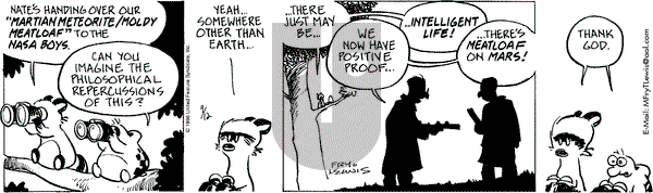 Over the Hedge on Thursday September 12, 1996 Comic Strip