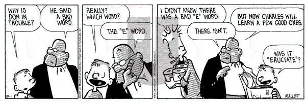 Frazz on Monday October 1, 2001 Comic Strip