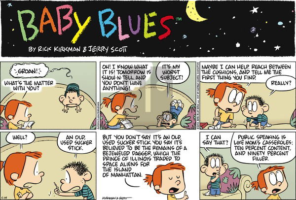Baby Blues on Sunday May 29, 2022 Comic Strip
