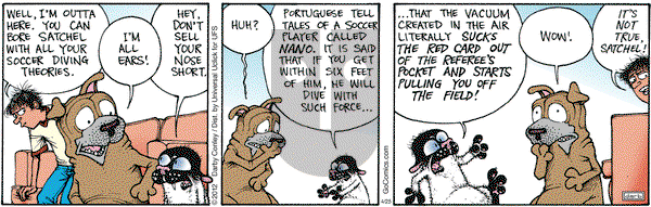 Get Fuzzy on Wednesday April 25, 2012 Comic Strip