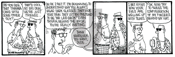 Monty on Friday July 27, 2007 Comic Strip