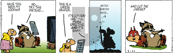 Over the Hedge on Friday March 21, 2014 Comic Strip