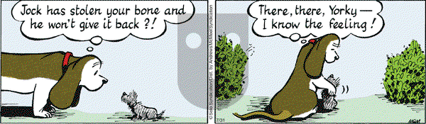 Fred Basset on Tuesday July 31, 2018 Comic Strip