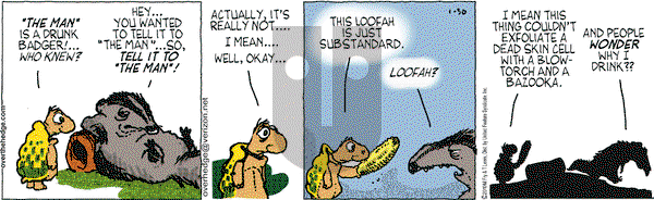 Over the Hedge on Saturday January 30, 2010 Comic Strip
