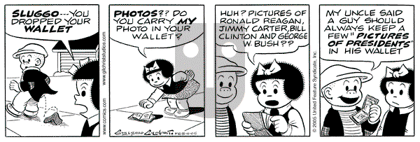 Nancy on Friday February 11, 2005 Comic Strip