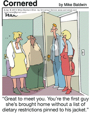 Cornered on Friday February 14, 2014 Comic Strip