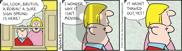 The Born Loser on Saturday March 21, 2015 Comic Strip