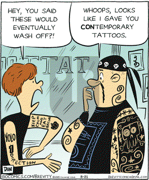 Brevity on Friday August 21, 2015 Comic Strip