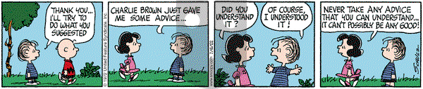 Peanuts on Saturday July 6, 2002 Comic Strip