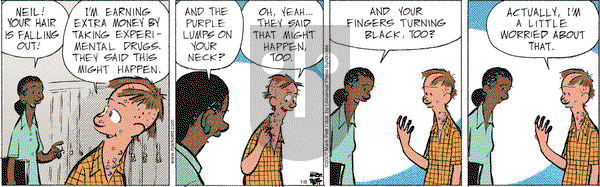 Lucky Cow on Monday January 8, 2007 Comic Strip