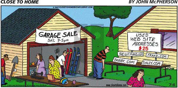 Close to Home - Sunday July 16, 2000 Comic Strip