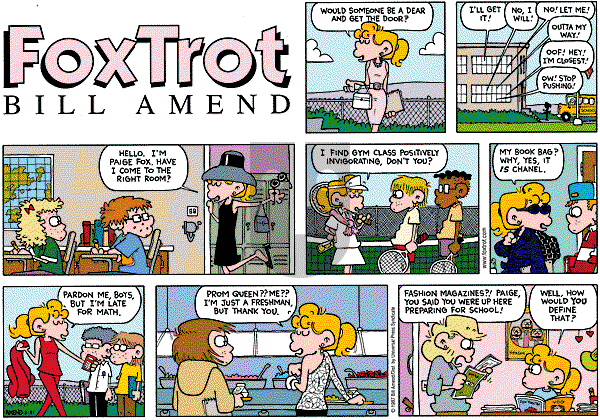 FoxTrot on Sunday August 31, 1997 Comic Strip