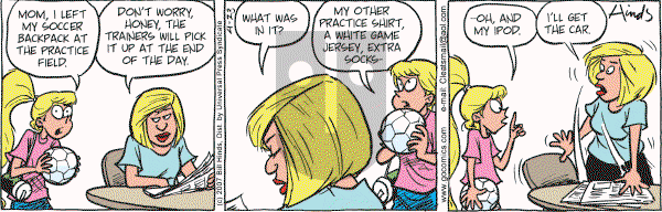 Cleats - Tuesday April 1, 2025 Comic Strip