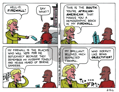 Ted Rall on Friday February 12, 2016 Comic Strip