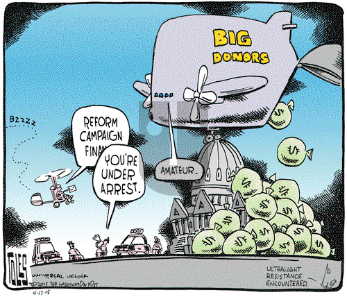 Tom Toles on Friday April 17, 2015 Comic Strip