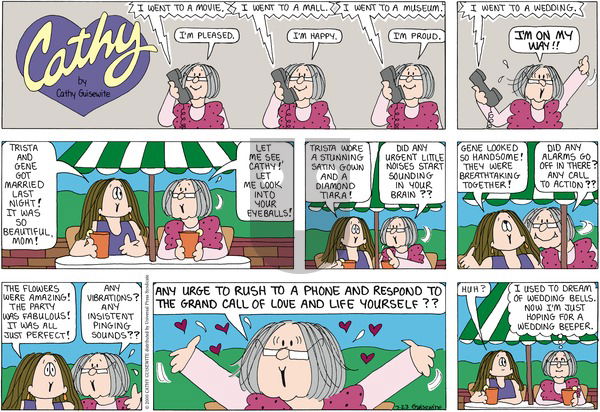 Cathy Classics on Monday August 1, 2011 Comic Strip