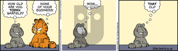 Garfield on Friday June 19, 2015 Comic Strip