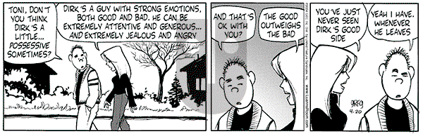 Luann on Tuesday April 20, 2004 Comic Strip