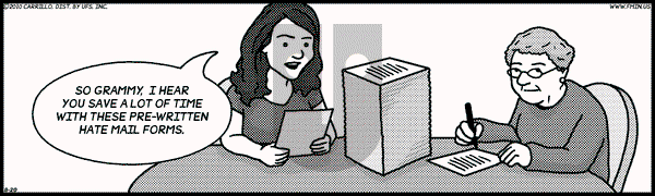 F Minus on Friday August 20, 2010 Comic Strip