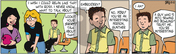 Luann on Wednesday December 12, 2012 Comic Strip