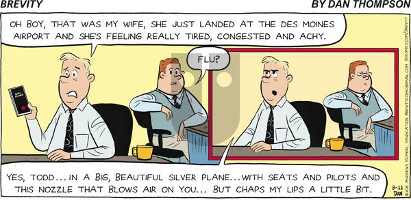 Brevity on Sunday March 11, 2018 Comic Strip