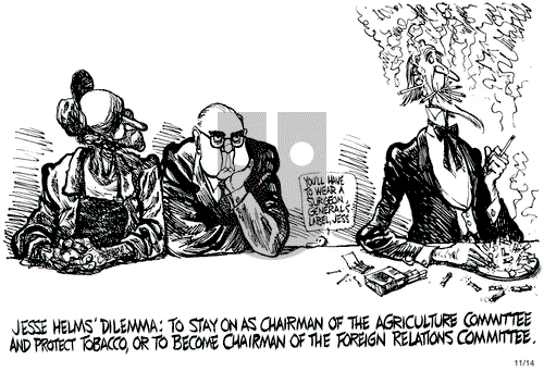 Pat Oliphant on Wednesday November 14, 1984 Comic Strip