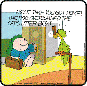 Ziggy on Monday March 25, 2002 Comic Strip