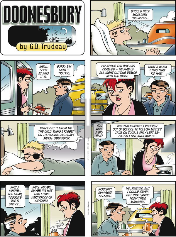 Doonesbury on Sunday March 14, 2010 Comic Strip
