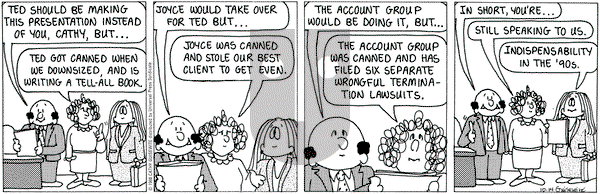Cathy Classics on Wednesday October 14, 1998 Comic Strip