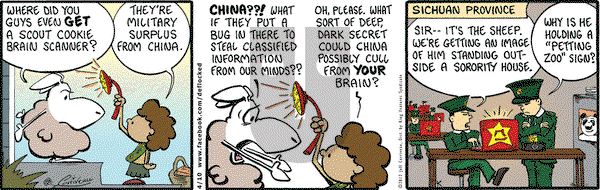 DeFlocked on Tuesday April 10, 2012 Comic Strip