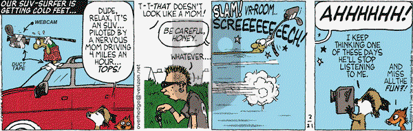 Over the Hedge on Wednesday February 21, 2007 Comic Strip
