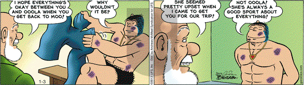 Alley Oop on Thursday January 3, 2019 Comic Strip