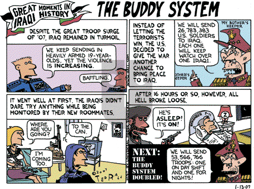Ted Rall on Saturday January 13, 2007 Comic Strip