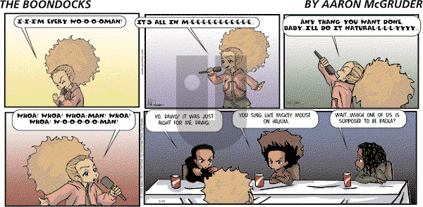 The Boondocks on Sunday December 30, 2012 Comic Strip