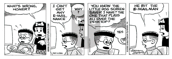 Nancy on Thursday May 11, 2000 Comic Strip