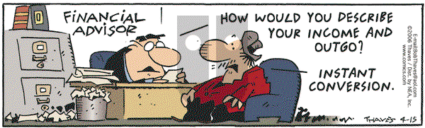 Frank and Ernest on Saturday April 15, 2006 Comic Strip