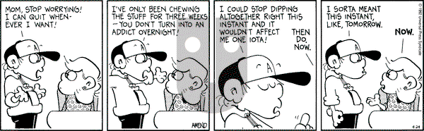 FoxTrot on Friday April 24, 1992 Comic Strip